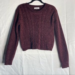 BB DAKOTA Maroon Sweater